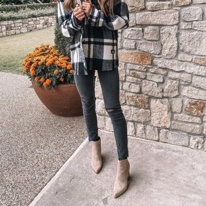 10” high rise black wash skinny jeans | madewell